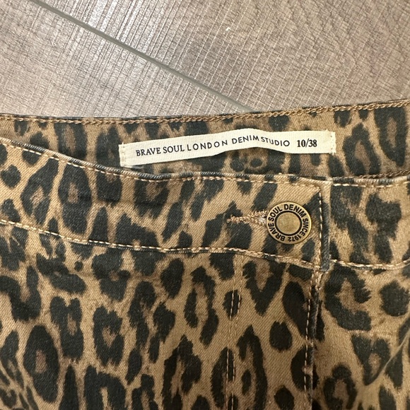 Leopard skinny denim pants - Picture 2 of 3